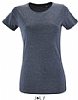 Camiseta Mujer Regent Fit Jaspeado Sols - Color Denim Jaspeado